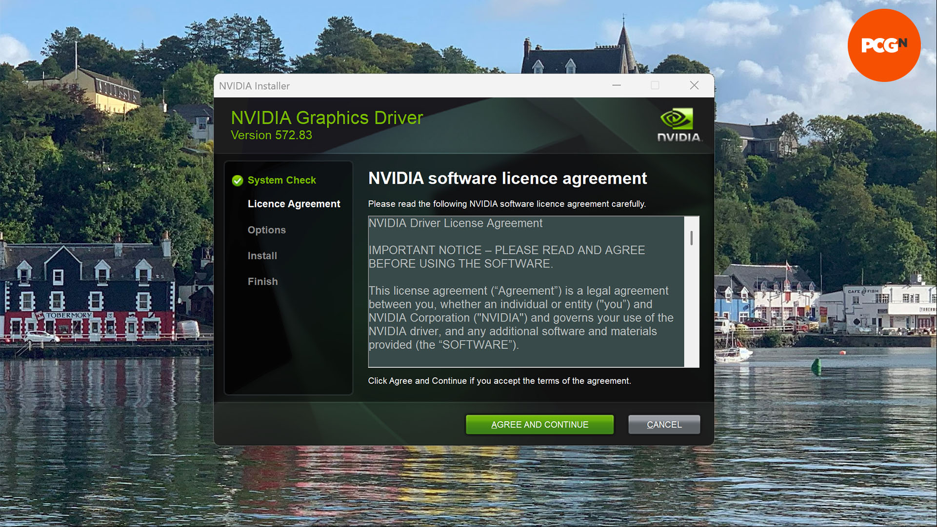 How to install a graphics card: Installing an Nvidia GeForce GPU driver.