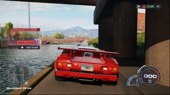Need for Speed Unbound money glitch: A car parked in the spot under the bridge you need to be in for the glitch to work