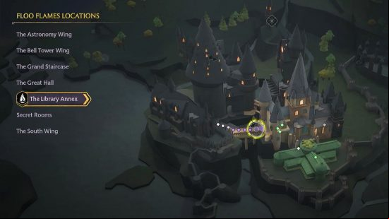 The Viaduct Courtyard, as depicted on the in-game map, is the location of the Hogwarts Legacy bridge puzzle.
