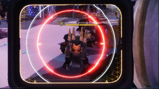 Destiny 2 Lightfall review in progress - left in the dark: Battling a boss in Destiny 2 Lightfall.