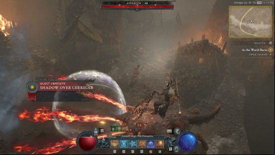 Diablo 4 astaroth boss fight - completing the fight will earn rare or legendary items