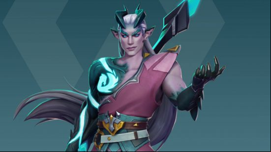 Kaine has an elvish appearance and is one of the many Evercore Heroes characters.