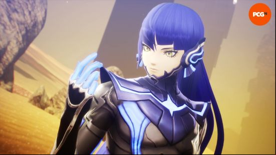 The newly-fused Nahabino in Shin Megami Tensei V: Vengeance