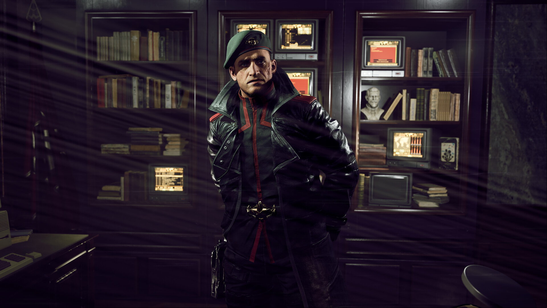 Tempest Rising Steam RTS game: A commander in uniform from Steam RTS game Tempest Rising