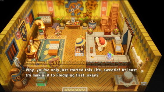 Speak to Anne in a house in Fantasy Life.