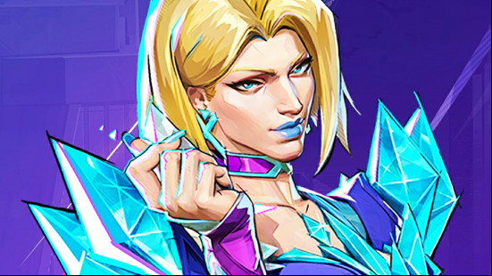 Marvel Rivals Twitch drops how to claim: Emma Frost in a blue and purple skin