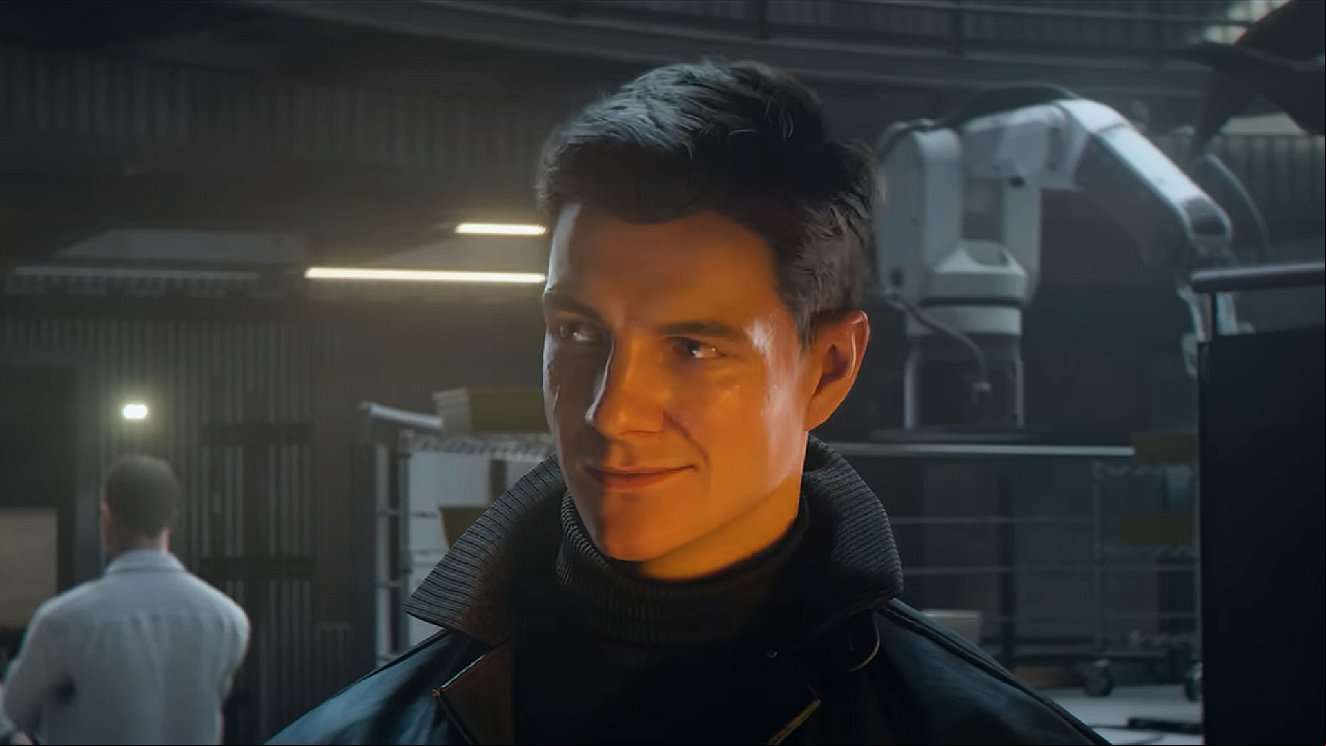 007 First Light: A young James Bond wearing a high-collared coat looking off to the side