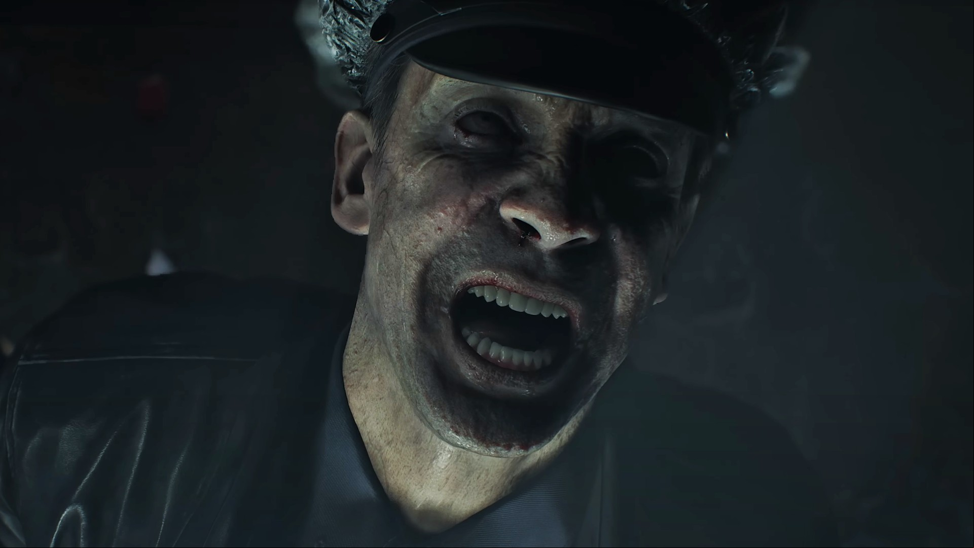 RE9 release date: A zombie dressed in the Raccoon City police department uniform.