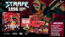 Strafe collector's edition goes full '90s with pogs, floppy disks and its soundtrack on tape